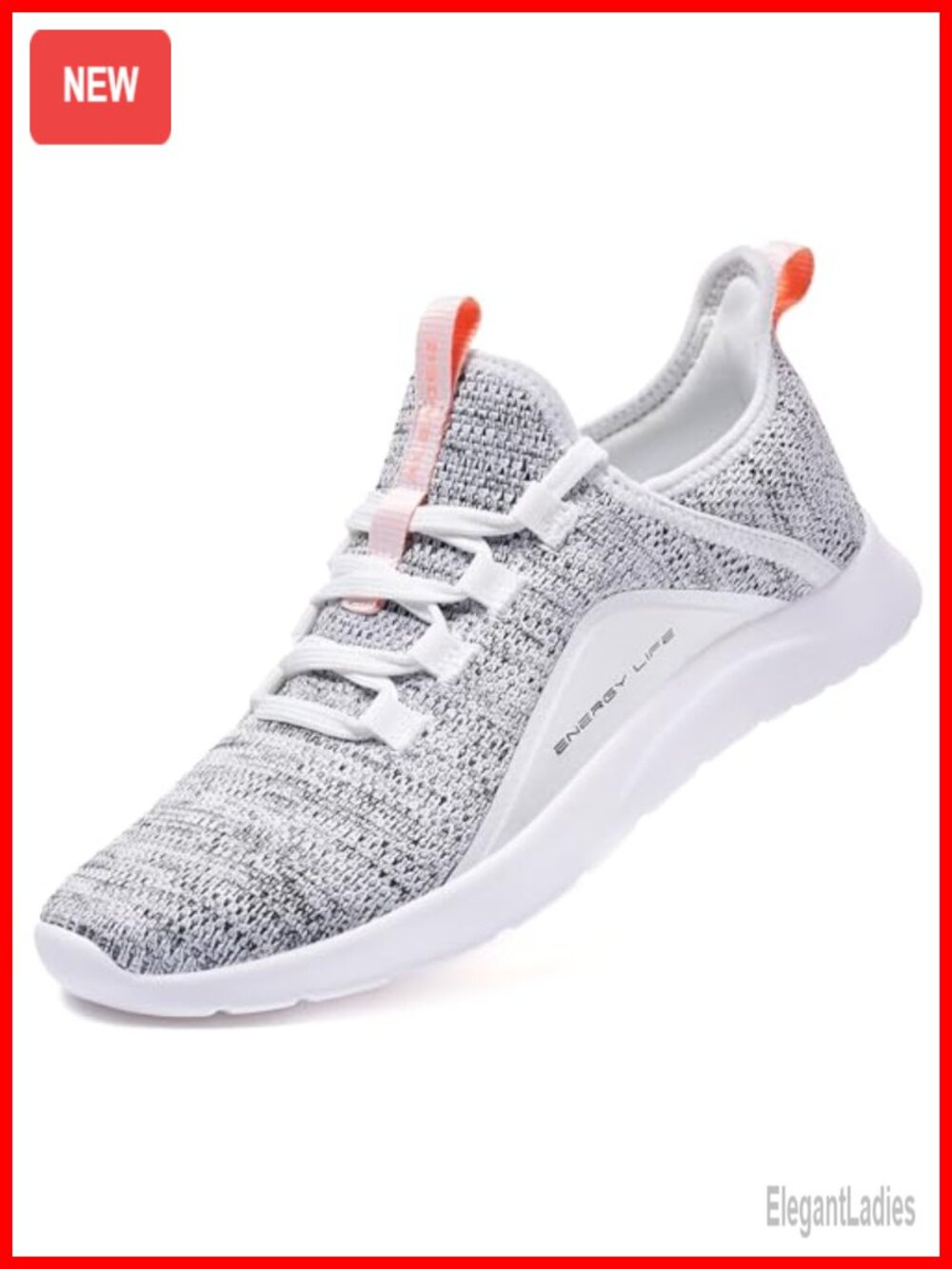 Women's Athletic Slip-On Running Shoes Breathable Knit Energycloud Cushioning
